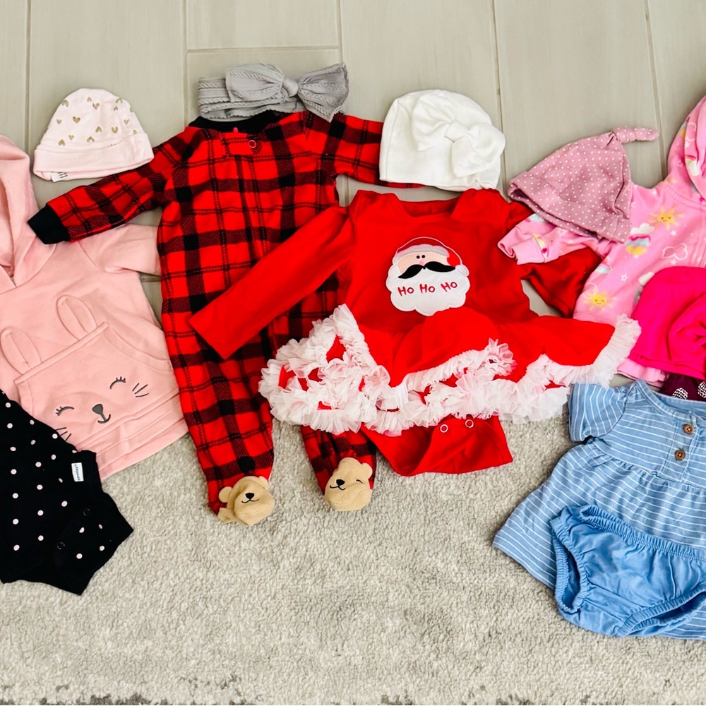 Carter's Kids Matching Sets - Red, Pink, Blue